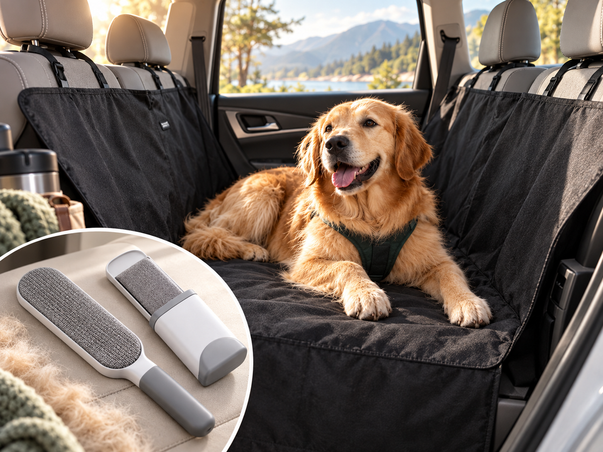 Kit Auto Limpio | Cubre Asiento + Removedor de Pelo